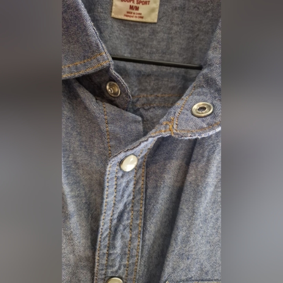 Shirt Blue "Mossimo" Size M - Picture 3 of 3